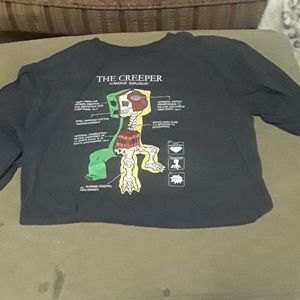 A long sleeve Minecraft shirt